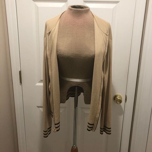 JONES NEW YORK zip front cardigan sweater - Picture 10 of 12